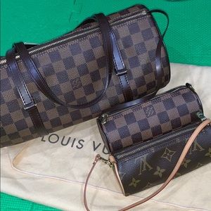 damier and monogram coin case only